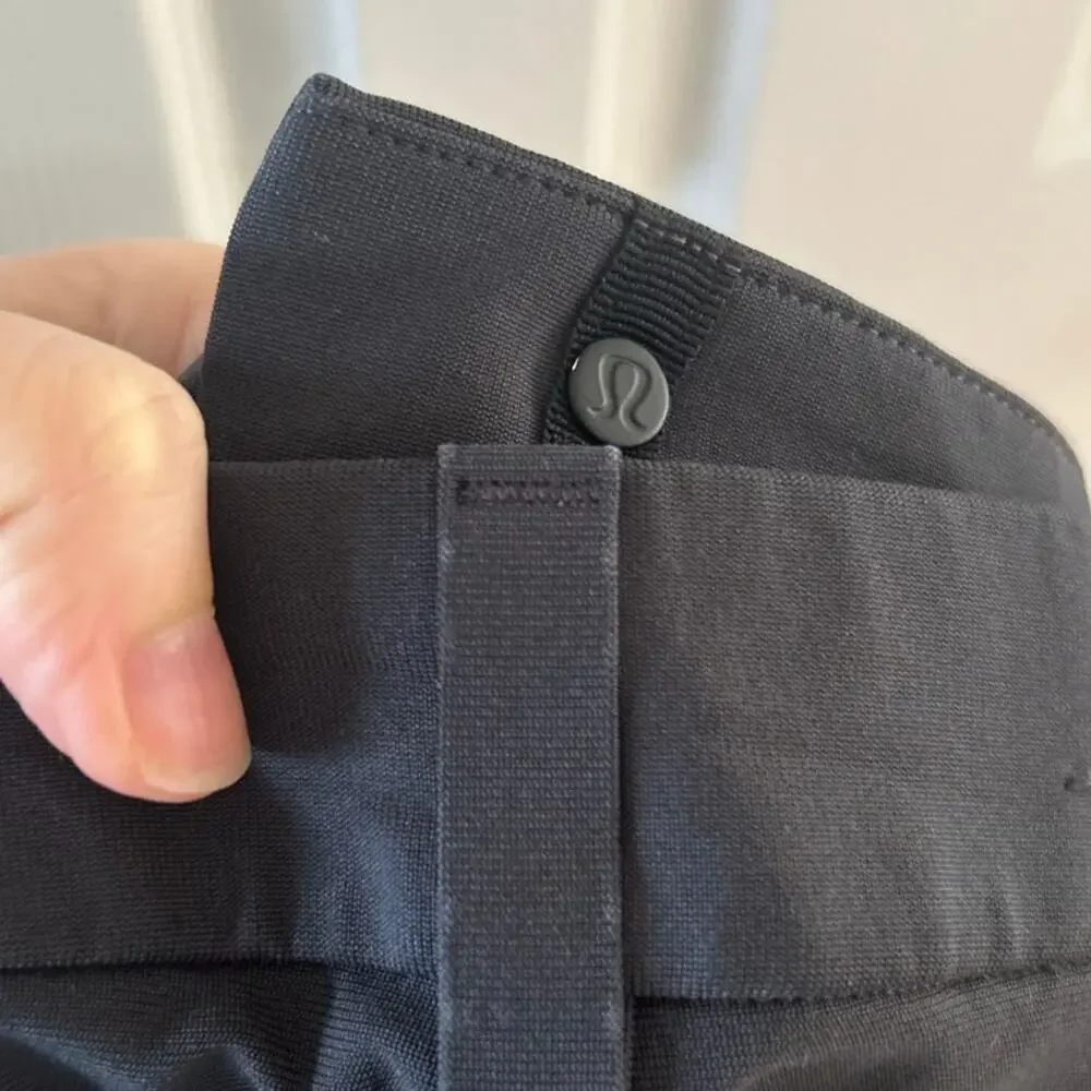 Lululemon ABC Black Warpstreme Performance Trousers (40/30)